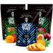 Ensemble de yerba mat fruit | Yerba mat avec fruits | Vert mat mangue verte et maracuya fruits passionn s Mas IQ | Yerba mat br silien vert | 3 x 500 g