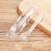 Small Disposable Spork, 100PCS Eco-Friendly Durable and Strong Plastic Sporks Great for School Lunch, Picnics or Restaurant and Party Supply (Clear)