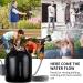 5 Gallon Rechargeable Electric Camping Shower | 8 Spray Modes | Solar Heating | Built-in Thermometer - Ideal for Beach, Camping, Hiking - Buy Online on GoSupps.com
