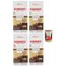 Kimbo Gold 100% Arabica caffe' italiano Caff Macinato Italian Caf moulu convient pour cafeti re Moka Lot de 4x 250 gr + Italian Gourmet polpa 400g
