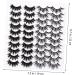 minkissy 20 Pairs Dense Eyelashes dense natural Imitation mix eyelash 3d Fake eyelashes Assorted set make up three-dimensional False Eyelashes cross Women False Eyelash eyelashes - Buy Online on GoSupps.com