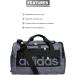 adidas Court Lite Duffel Bag - Jersey Onix Grey/Black - One Size - Buy Online on GoSupps.com