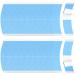 120 Pieces Lace Front Wig Tape Double Sided Adhesive Wig Tapes Waterproof Lace Tape C-Shaped Wig Tape Hair Wig Tape for Long Short No Hair Wigs Toupees Hair Pieces and Hair Extension, in Blue