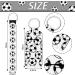 Soccer Lipstick Holder Keychain Set - 20 Pieces | Portable Lipstick Holder with Wristlet Lanyard | Team Lipstick Accessory (White Soccer) - Buy Online on GoSupps.com