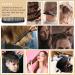 Xinjieda Hair Comb Set - 4PCS Plastic Pocket Combs for Hairdressing, Barber Salon Comb for Men and Women - Fine and Standard Tooth Hair Care Tool - Buy Online on GoSupps.com