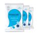 DYMACARE No Rinse Shampoo Cap | Rinse Free Shower Cap that Shampoos & Conditions | pH Balanced Microwaveable No Rinse Waterless Hair Wash | 3 Caps