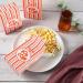 Hotop Paper Popcorn Bags Close Top Popcorn Boxes Container 6 x 4 x 2 Inches Red and White Striped Popcorn Cups Bucket for Movie Party and Theater Night Supplies White Red (300 Pcs) - Buy Online on GoSupps.com
