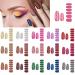 Maitys 16 Sheets Glitter Nail Wraps - Self-Adhesive Nail Polish Strips with 2 Nail Files for DIY Manicure - Retro Color - Buy Online on GoSupps.com