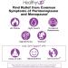 HealthyUp Botanical Menopause Relief Supplements for Women - Night Sweats & Hot Flash Relief, Better Sleep - Clinically Researched Ingredients - 60 Veg Capsules - Estrogen & Soy Free - Buy Online on GoSupps.com