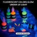 UPGREY 3D Fabric Paint Set - 60 Colors (30ml) Permanent Textile Puffy Paints - Classic, Metallic, Glitter, Neon, Glow in the Dark - for Clothes, T-Shirts, Textiles, Canvas, Wood - with 3 Brushes and 5 Stencils - Buy Online on GoSupps.com