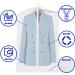10 Pack - Simplehouseware 55-Inch Translucent Garment Bags with Zipper - Ideal for Suits, Dresses, Costumes, and Uniforms - Pack of 10 - Buy Online on GoSupps.com