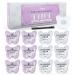 Libeauty Eyelash Black Color Kit Semi-Permanent Hair Color Kit for Lash and Brow Cute Butterfly Disposable Individual Sachet Kit Instant Voluminous Coloring Eyebrow Colour Kit
