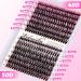 Veleasha Lash Extension Kit - 280PCS Wispy Lashes (40D & 50D) with Bond Seal & Tweezers for Self Application - 9-16mm Lash Clusters - Buy Online on GoSupps.com