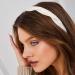 Qianyu 7mm Thin Headbands with Teeth for Women Girls Cute Braided Knitted Hairband Non Slip Criss Cross Hairhoop Solid Colors Hair Accessories Head Bands for Girls Teens and Women (white) - Buy Online on GoSupps.com