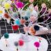 FEQO 24 Pieces 3D Detachable Nail Pom Pom Fluffy Balls - Light Color | Faux Fur Pom Charm for Nail Art Design and Decoration - Buy Online on GoSupps.com