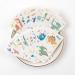 PapaKit Party Dinosaurs 36 Temporary Fake Tattoo Set - Kids Birthday Party Favor - Non-Toxic, Food Grade Ingredients - Safe & Removable - Buy Online on GoSupps.com