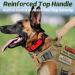Rabbitgoo No Pull Dog Harness for Medium Dogs | Tactical Adjustable Padded Vest with Handle & Metal Buckle | Breathable Military Safety Harness - Brown (1 Pack) - Buy Online on GoSupps.com