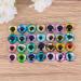 Buy MILISTEN 50pcs Glass Eye Cabochon - 20mm Mixed Pattern Flat Back for Jewelry Making & DIY Accessories - Buy Online on GoSupps.com