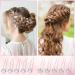 25 Wedding Hairpins - Bridal Jewelry U-Shaped Rhinestone Hair Clips with Pearls & Flowers for Brides & Girls - International Shipping - Buy Online on GoSupps.com