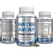 Water Away Herbal Diuretic - Natural Water Pills for Bloating Relief & Weight Loss - Dandelion & Green Tea Detox Cleanse - Urinary Health Support - Non-GMO, 60 Capsules - Buy Online on GoSupps.com