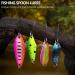 Qualy 30Pcs Fishing Spoon Lure Spinnerbait Bass Walleye Trout Salmon Metal Baits Kit - Single Hook Included - Buy Online on GoSupps.com