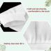 Prousky 2-Piece Body Peeling Gloves | Double-Sided Exfoliating Bath Mitts for Dead Skin Removal - Perfect for Spa Shower & Bathroom (White) - Buy Online on GoSupps.com