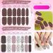 520 Pieces Self-Adhesive Nail Polish Stickers - Full Cover Nail Art Decals with Nail Files for Women & Girls - Bright Style DIY Nail Art - Buy Online on GoSupps.com