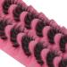 Fanxiton 5D Fluffy Crossed Mink Lashes - 7 Pairs 20mm Faux Mink Eyelashes with Clear Band - Buy Online on GoSupps.com