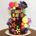 DRWATE 46 PCS Let s Glow Cake Toppers Glow in Dark Cake Decorations for Neon Birthday Engagement Wedding Party Decorations Supplies (01) - Buy Online on GoSupps.com