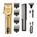 RED by Kiss Cordless Hair Clippers Hair Trimmer for Professional Haircut Grooming Kit for Men Ultra Clean-Cut Clipper