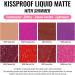 OULAC Matte Liquid Lipstick Long Lasting Lipstick Matte Finish Intense Color Lip Tint Infused with Vitamin E No Transfer Vegan 4.5ml (MS08) - Buy Online on GoSupps.com