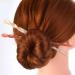 Sibba Vintage Acetate Hair Sticks - 6 Leopard Pattern Hairpins for Women & Girls | Retro Chinese Hair Jewelry - Buy Online on GoSupps.com