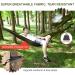 FIRINER Camping Hammock with Rain Fly Tarp and Mosquito Net Tent - Portable Nylon Parachute Hammock Set for Backpacking and Outdoor Activities - Buy Online on GoSupps.com