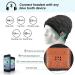 Honoson Bluetooth Beanie for Men - 2 Piece Set | Wireless Headphones | Warm Knit Hat for Outdoor Sports | Men's Gifts | Running Accessories - Black/Dark Gray - Buy Online on GoSupps.com