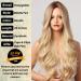 Blonde Ombre Wavy Wig with Dark Roots - Long Curly Synthetic Hair for Women - Heat Resistant Natural Looking Wig for Halloween/Party/Cosplay - Buy Online on GoSupps.com