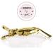 The Hair Shop Metallic Shark Clip | Enhanced Croc Alligator Grip Clip (Gold) - 4 Pack | Professional Sectioning Tool for Women | US Patented - Salon Quality Made in Korea - Buy Online on GoSupps.com
