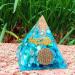 Pyramid Orgon Crystal Energy Tower 6cm - Natural Healing Reiki Chakra Stone for Home Office - Buy Online on GoSupps.com