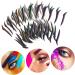 FOMIYES 80 Pairs Eyeliner Glitter Stickers Stickera Eye Shadow Stickers Eye Makeup Tools Eyes Adhesive Tape 4X0.5X0.1CMx2pcs Assorted Colorx2pcs - Buy Online on GoSupps.com
