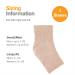 NatraCure Fitted Dorsum Protection Sock Gel Sleeve - Relief from Lace Bite | Large/X-Large | International Shipping Available - Buy Online on GoSupps.com