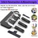 Pkpkaut Weighted Parkinson's Cutlery Set - Universal Cuff & Thick Grip Disabled Utensils for Seniors | Flexible 6-Part Set for Enhanced Control - Buy Online on GoSupps.com