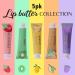 5pc Lip Butter Collection Simply Sweet Fruit Flavored Balm Set Moisturizing Squeeze Tube Everyday Care Repair Gift - Buy Online on GoSupps.com
