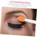 PLAFOPE 100pcs Sponge Eye Emulsion Dual Ended Makeup Brush Plastic Eye Shadow Sponge Stick - Buy Online on GoSupps.com