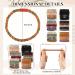 60 Pcs Boho Hair Ties Set - Stylish Elastic Bracelet Hair Ties for Women - 10 Styles - Dual Use Hair Band for Girls - Soft and Durable - Buy Online on GoSupps.com