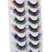 Yawamica Colored Wispy Fluffy Russian Strip Lashes - 8 Pairs (8 Colors) | D Curl False Eyelashes for Colored Lash Extensions - Buy Online on GoSupps.com
