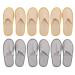Lurrose ladies slippers 6pairs Hotel G Ste slippers spa slippers cloth Washing slippers for g Ste party indoor slippers bride slippers women's house shoes