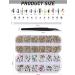 3120-Piece AB Nail Art Rhinestone Kit by EBANKU - Shiny Gems for Nail DIY Crafts - Buy Online on GoSupps.com
