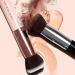 Flat Top Kabuki Foundation Brush By SRODHA Beauty | 3 Piece Kit | Makeup Brush For Face Liquid Foundation Cream and Powder | Perfect For Blending Face Brush | Premium Non Shedding Face Brushes - Pink - Buy Online on GoSupps.com