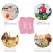 Knee Pads for Kids (Ages 7-12) - Thick Sponge Anti-Slip Support for Volleyball Dance Yoga Running & Climbing - Pink - Buy Online on GoSupps.com