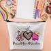 Wumpa Cosmetic Bag for Girls - Perfect Make-Up Zipper Bag for Weekend Getaways Hen Parties & Gifts | Peace Love & Vacation Merchandise - Buy Online on GoSupps.com