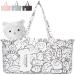 Baby Diaper Caddy Organizer Basket for Nursery Changing Table - Car Storage Tote Bag for Nappy, Diapers, and Wipes - Newborn Registry Shower Gift for Girl and Boy Must Haves - Travel Bin(White)